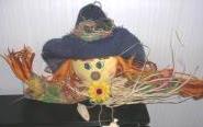 (image for) Fall Shelfsitter Shelf Sitter Door Topper Scarecrow